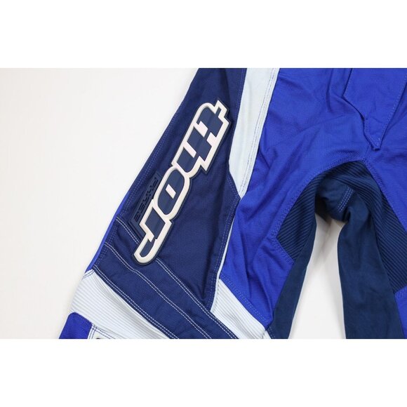 Vintage Thor Motocross Mens 34 Distressed Padded Moto Bike Racing Joggers Pants - Picture 6 of 11